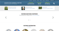 Desktop Screenshot of humansandnature.org