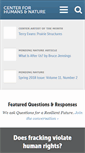 Mobile Screenshot of humansandnature.org